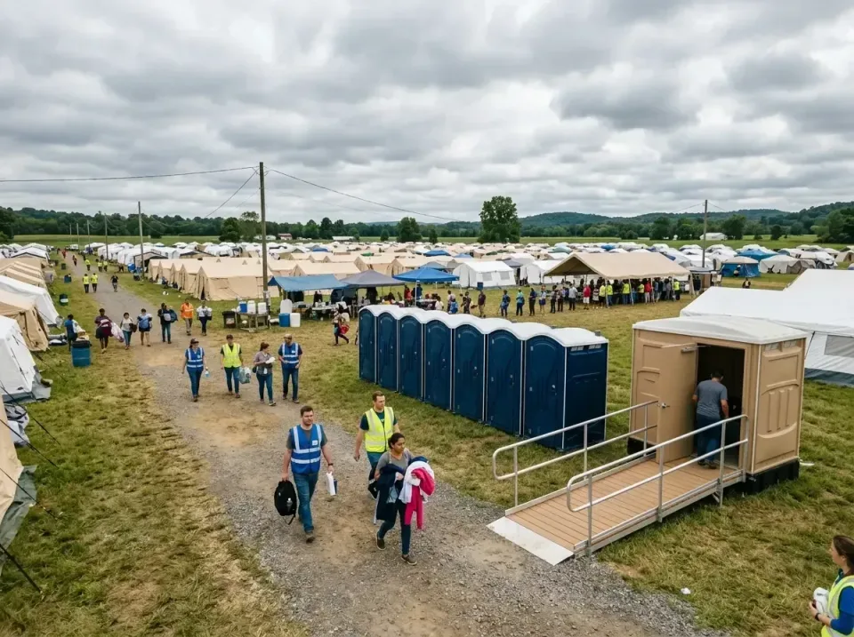 disaster-relief-camp-restrooms-010 — frequently asked questions, Dumpster & Portable Bathrooms Rental in Worth, IL